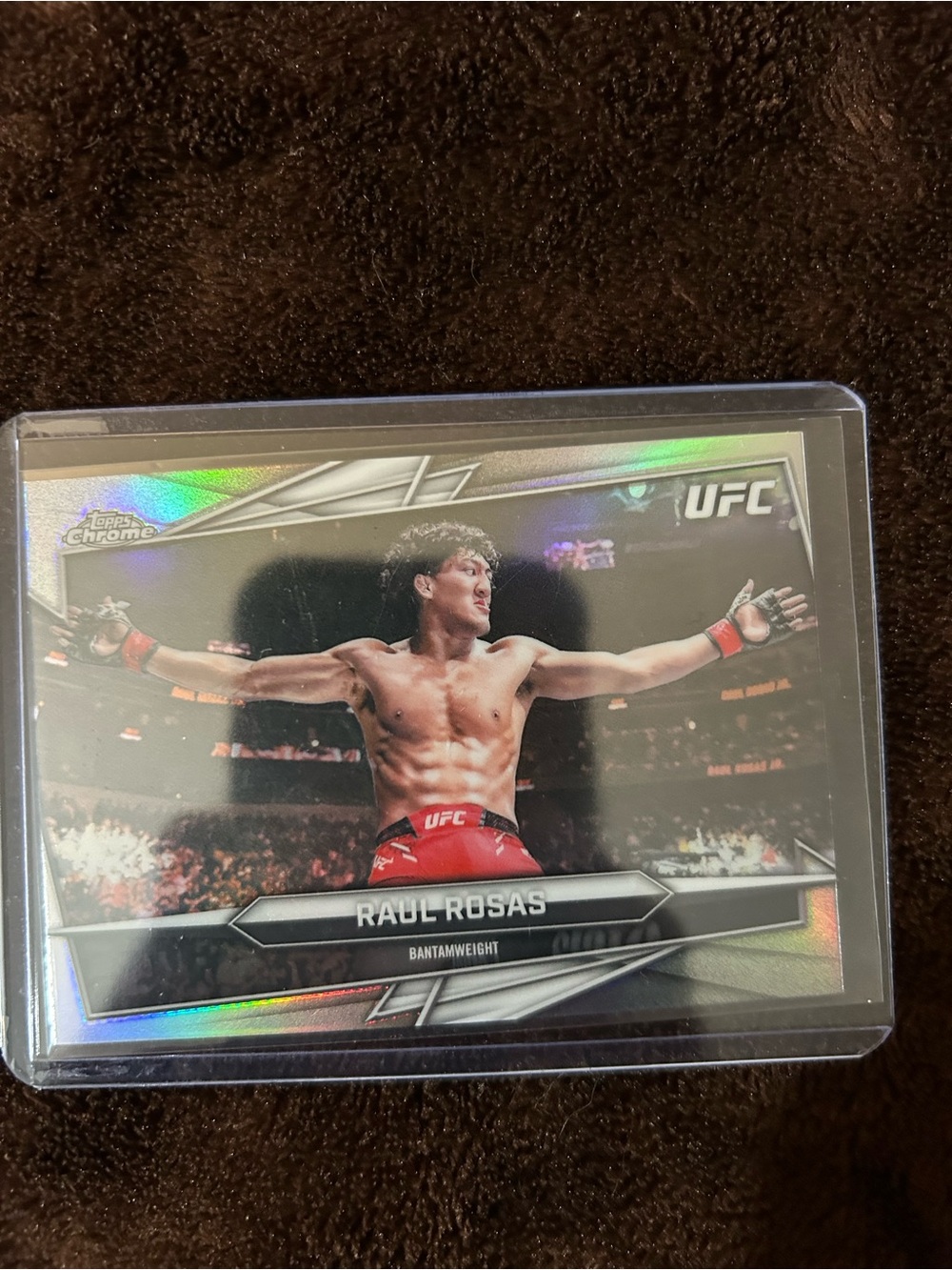 Topps UFC Raul Rosas Card - Red and Black